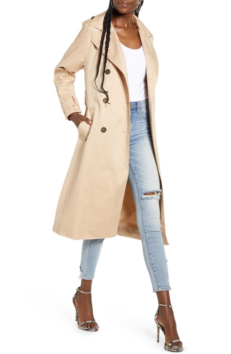 VERO MODA Hamborg Trench Coat, Main, color, 