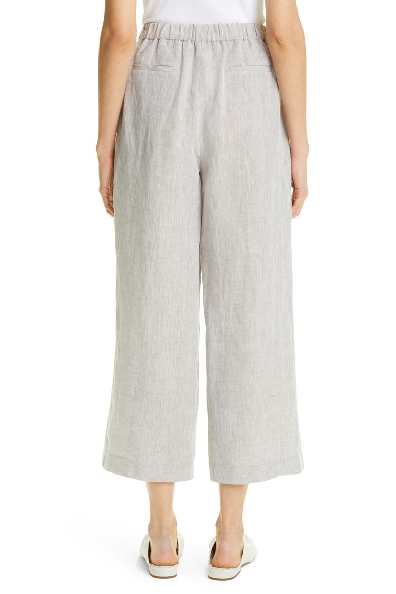 Columbus Wide Leg Crop Pants, Alternate, color, MINK GREY