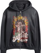 AllSaints Roque International Rock Festival Cotton Zip Hoodie