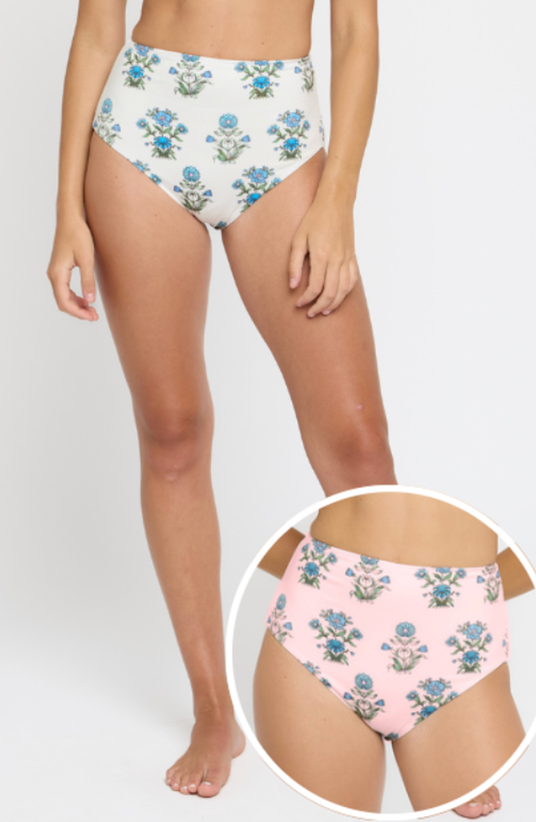 Hermoza Vanessa Reversible High Hipster Bottom, Alternate, color, Party On Prairie