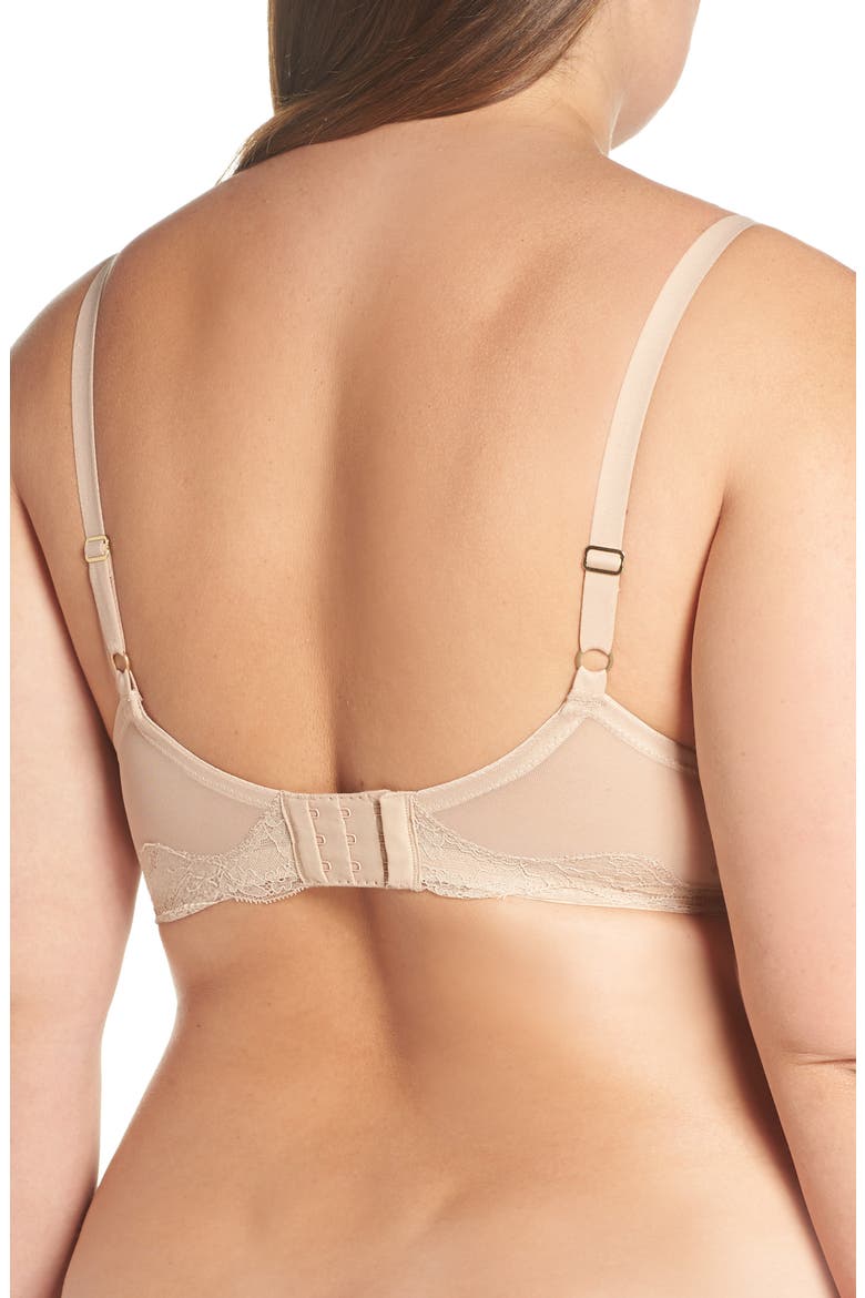 Elusive Full Fit Underwire Contour Bra, Alternate, color, CAFE