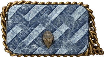 Small Kensington Denim Camera Crossbody Bag