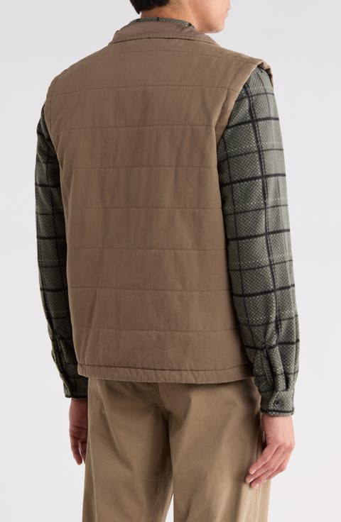 Wade Quilted Twill Vest
