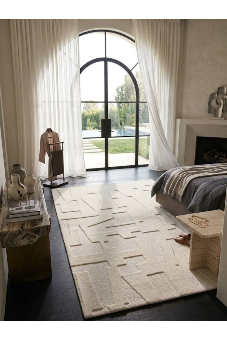 Furano Wool Rug, Alternate, color, Ivory