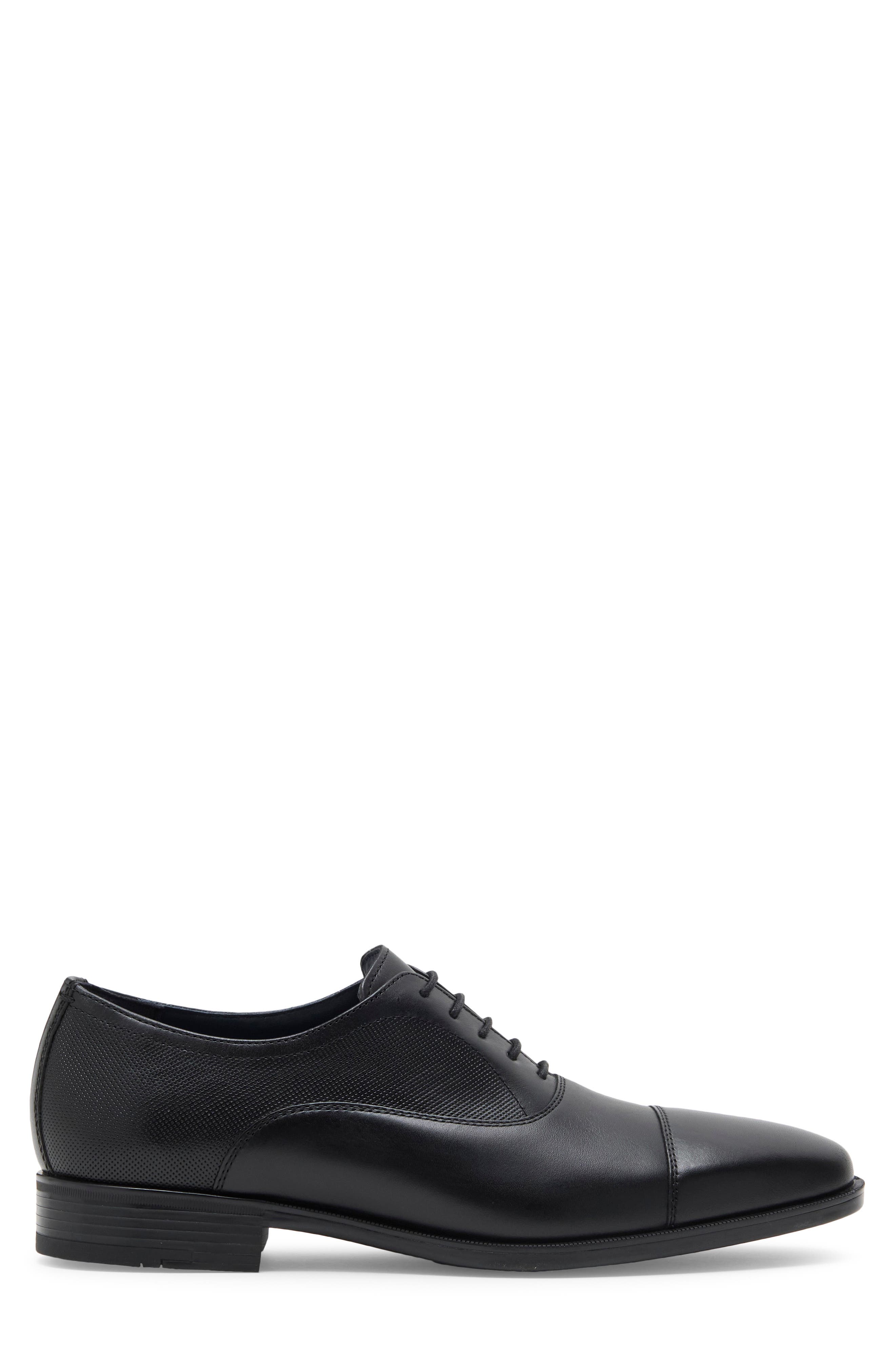 Mills Cap Toe Oxford, Alternate, color, BLACK