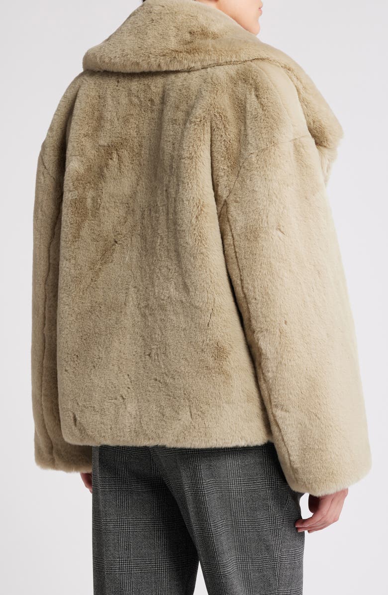 BOSS Curmeta Faux Fur Jacket, Alternate, color, 