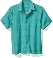 Tommy Bahama Meat Your Maker Floral Jacquard Silk Camp Shirt