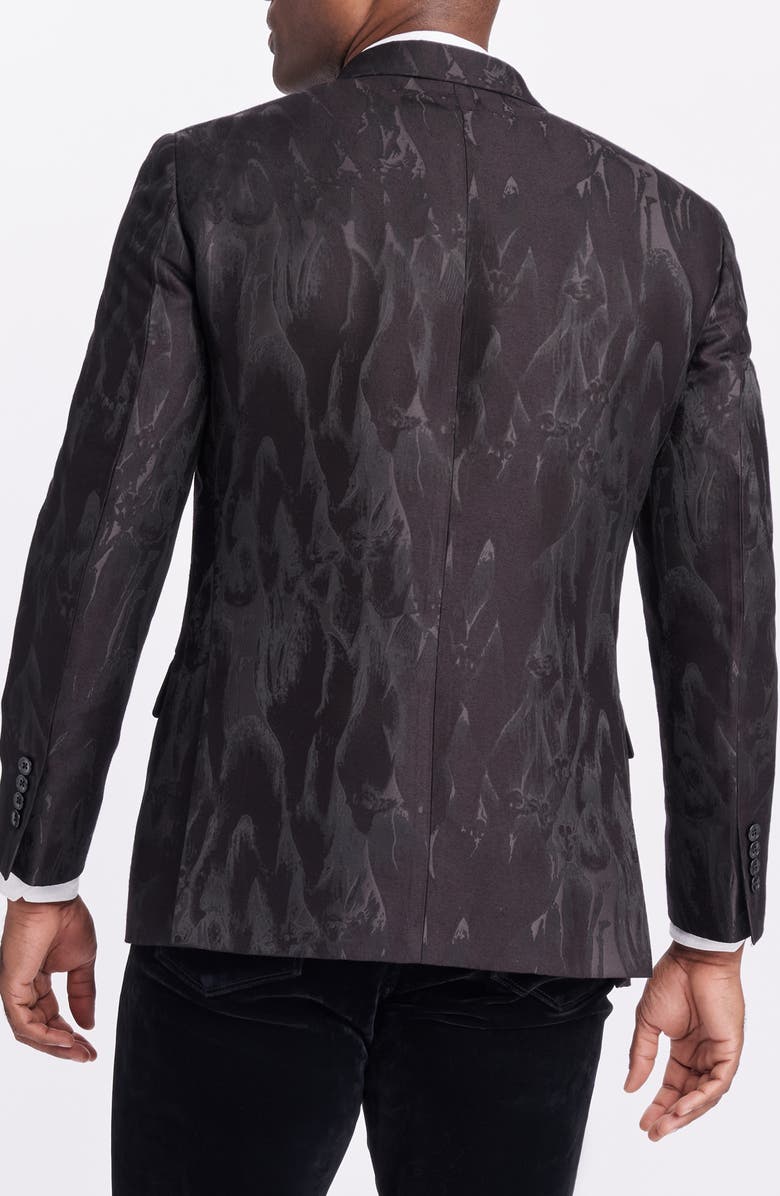 Robert Graham Dryden Print Sport Coat, Alternate, color, Black