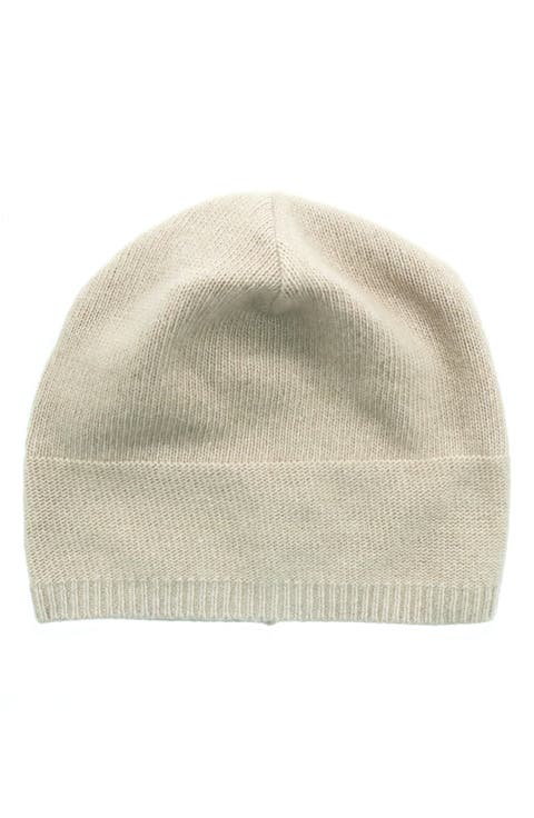 Slouchy Cashmere Knit Beanie