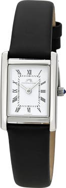 PORSAMO BLEU Karolina Leather Strap Watch, 21.5mm x 30mm
