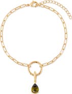 Brook and York Colette Mini Teardrop Birthstone Bracelet
