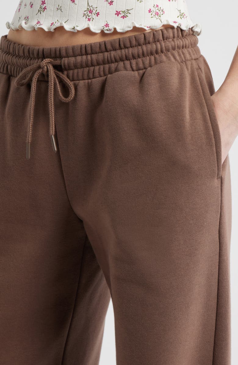 BP. Baggy Wide Leg Sweatpants, Alternate, color, Brown Quartz
