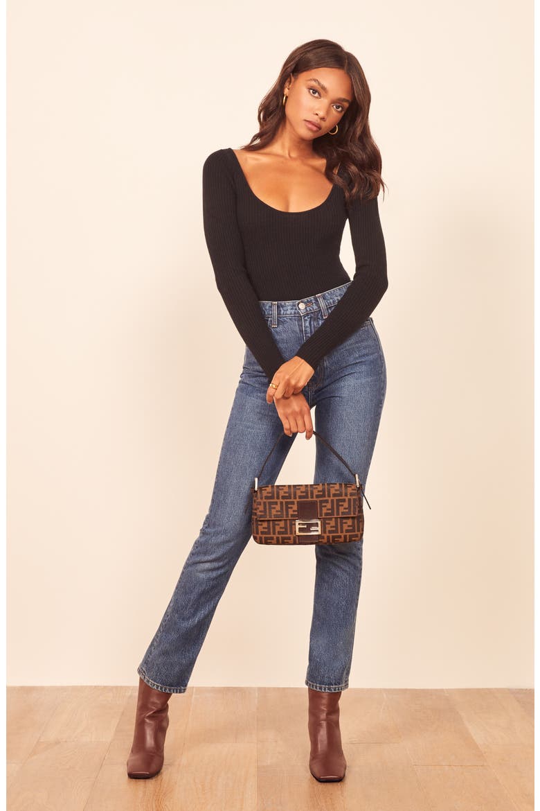 Mia Cashmere & Wool Sweater, Alternate, color, BLACK
