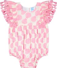 Mer St. Barth Anna Baby Romper Shell Beach Pink