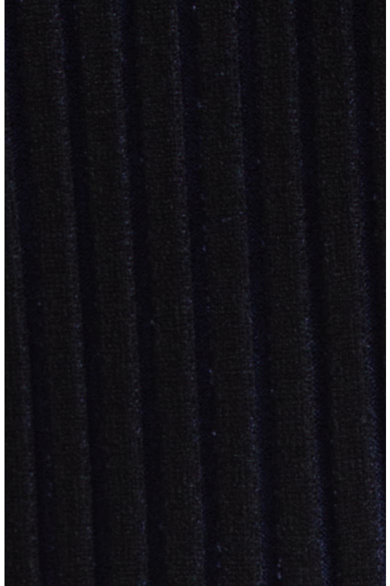 Logan Directional Rib Long Sleeve Sweater Dress, Alternate, color, BLACK/ NAVY