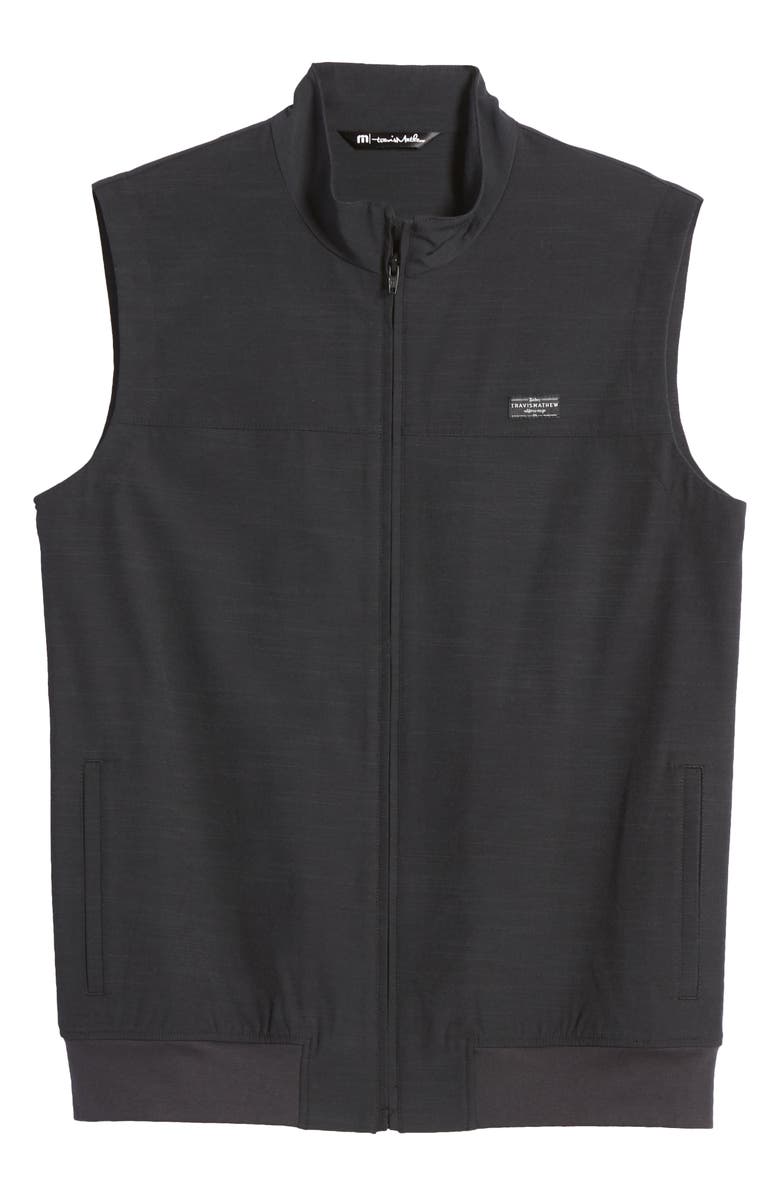 TravisMathew TravisMatthew Off the Dock Vest, Alternate, color, Black