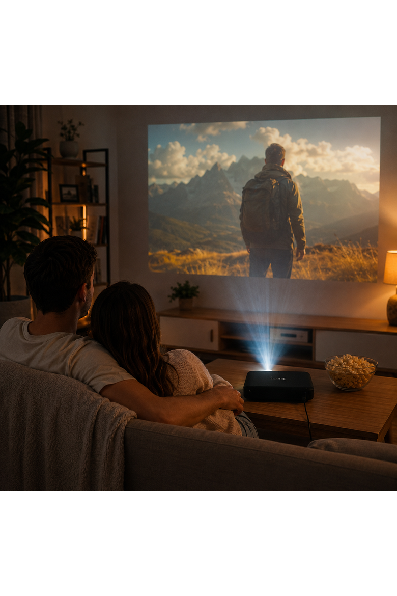 Compact HD Projector Portable Big-Screen Entertainment, Alternate, color, Black