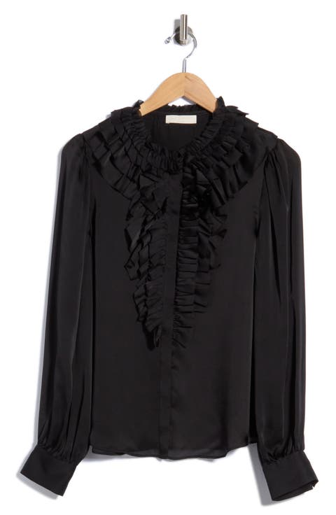 Rouen Ruffle Silk Blouse