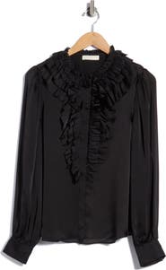Ulla Johnson Rouen Ruffle Silk Blouse
