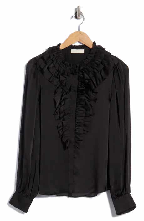 Rouen Ruffle Silk Blouse