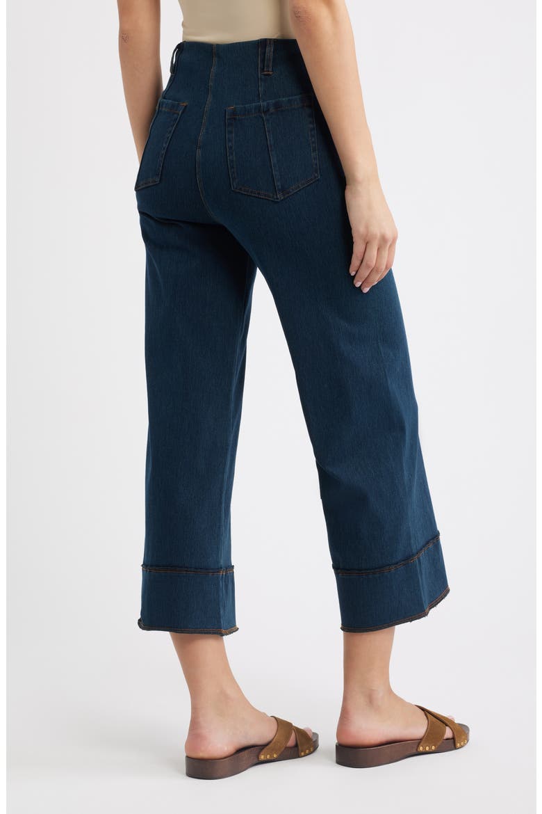 Margo High Waist Crop Jeans, Alternate, color, INDIGO