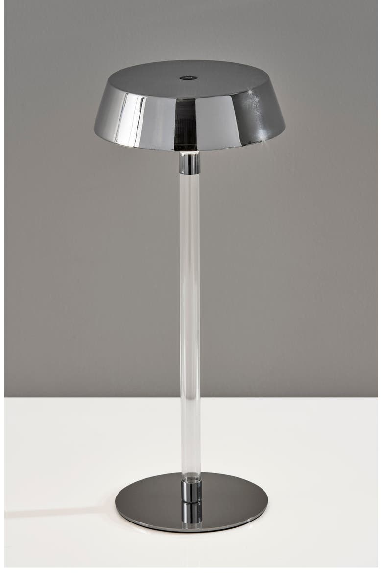 Orla LED Cordless Table Lamp, Alternate, color, SHINY CHROME