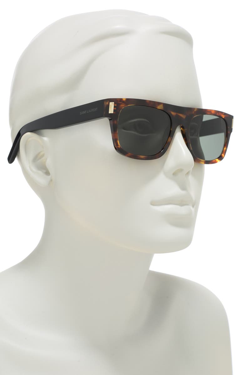 Saint Laurent 52mm Square Sunglasses, Alternate, color,