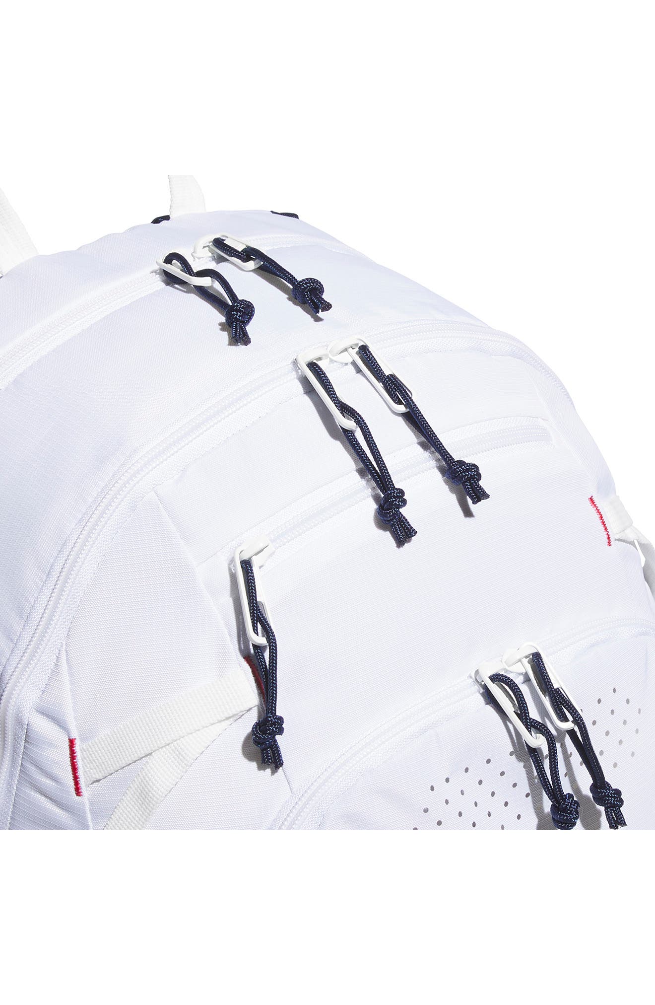 Defender 5 Backpack, Alternate, color, WHITE/ INDIGO/ PURE RUBY RED