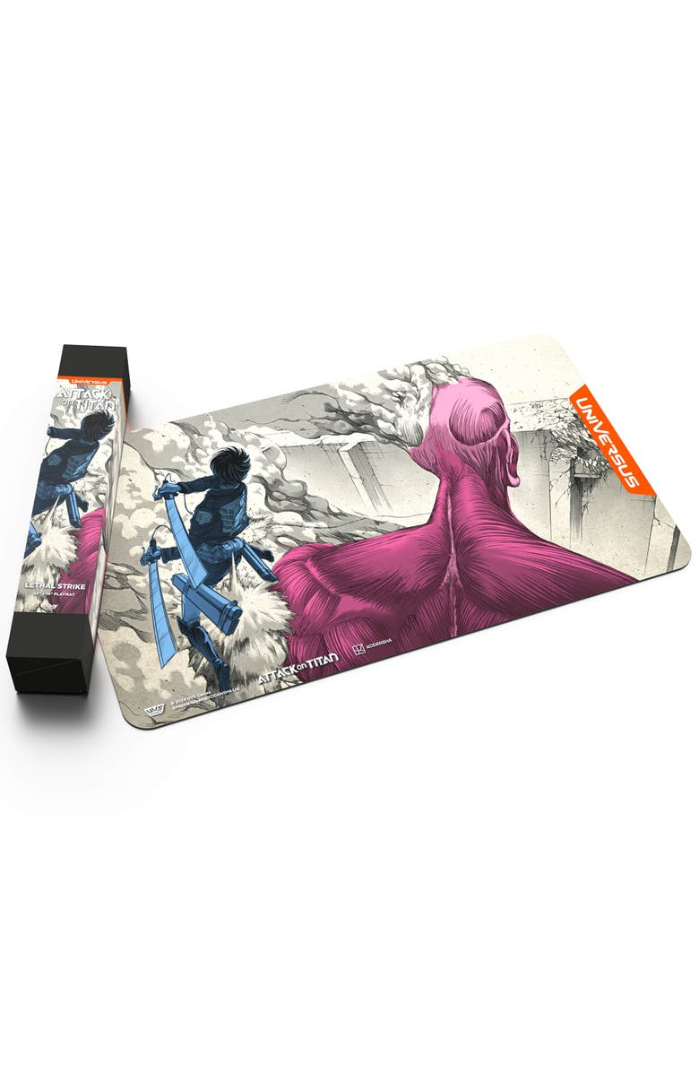 UniVersus Attack On Titan Origins Of Power Lethal Strike Playmat, Alternate, color, Multicolored