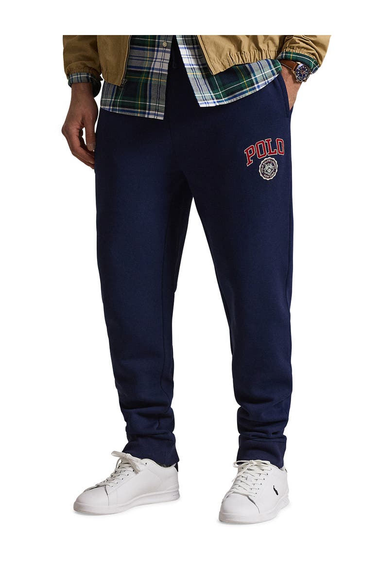 Big & Tall Varsity Graphic Joggers, Main, color, NEWPORT NAVY