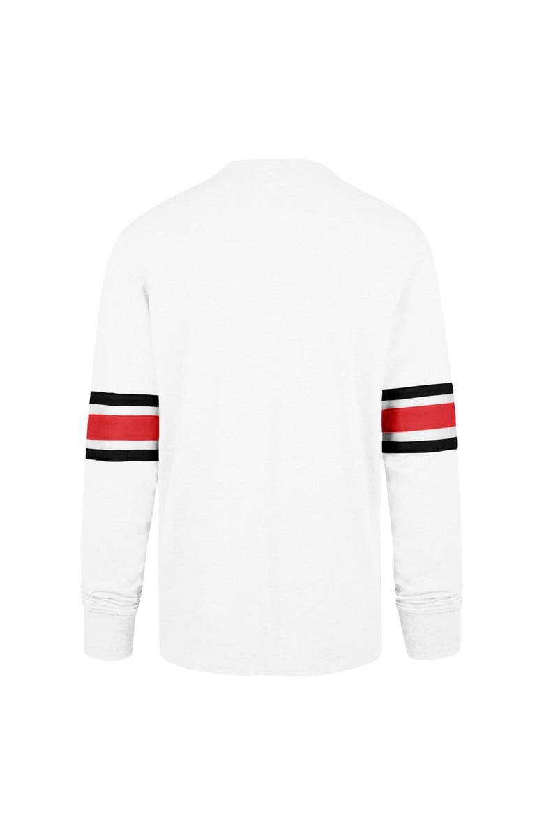 '47 Men's '47 White Kansas City Chiefs Gridiron Premier Brex Long Sleeve T-Shirt, Alternate, color, White