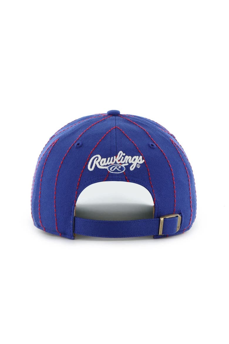Men's '47 x Rawlings Royal Texas Rangers Pinstripe Hitch Adjustable Hat, Alternate, color, Royal