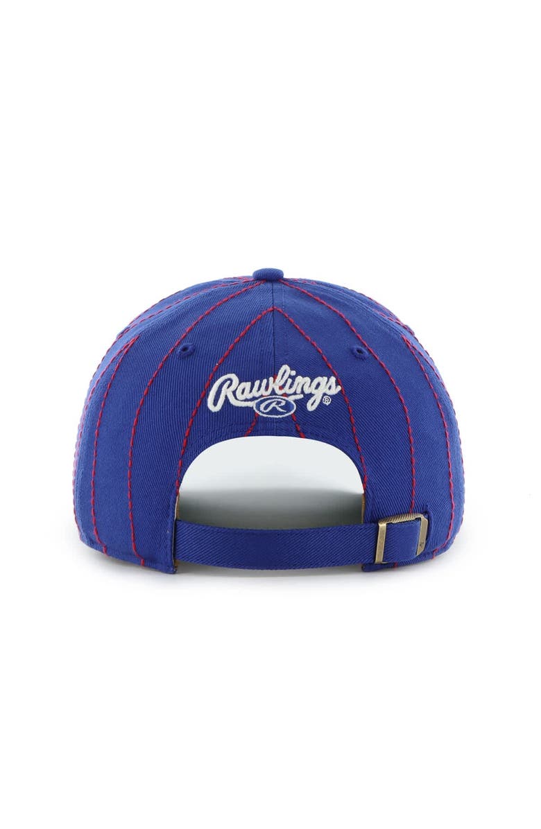 '47 Men's '47 x Rawlings Royal Texas Rangers Pinstripe Hitch Adjustable Hat, Alternate, color, Royal