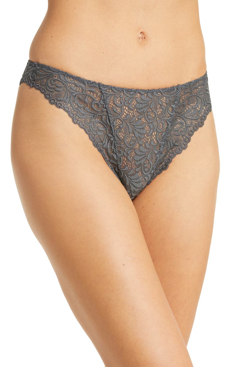 Honeydew Remy Lace Thong, Main, color,