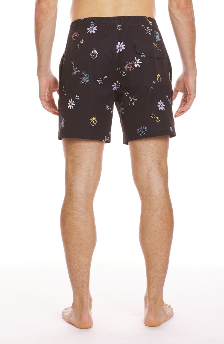 Quiksilver Surfsilk Mix Swim Trunks, Alternate, color, 