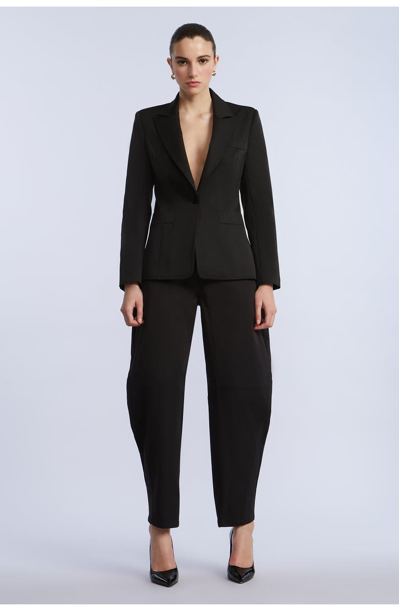 BCBGMAXAZRIA Taffeta Twill Blazer, Main, color, Black