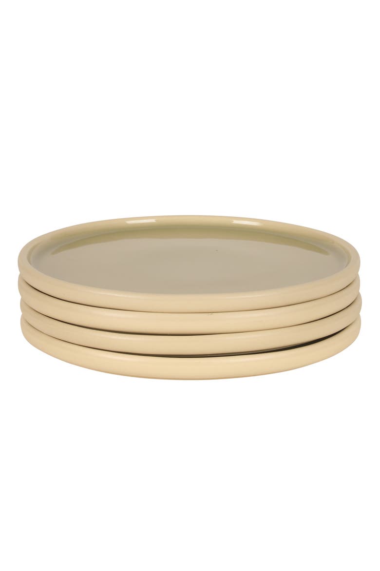 Port Gaia Dinner Plates - Reactive Glaze Dish Set, Alternate, color, Olive