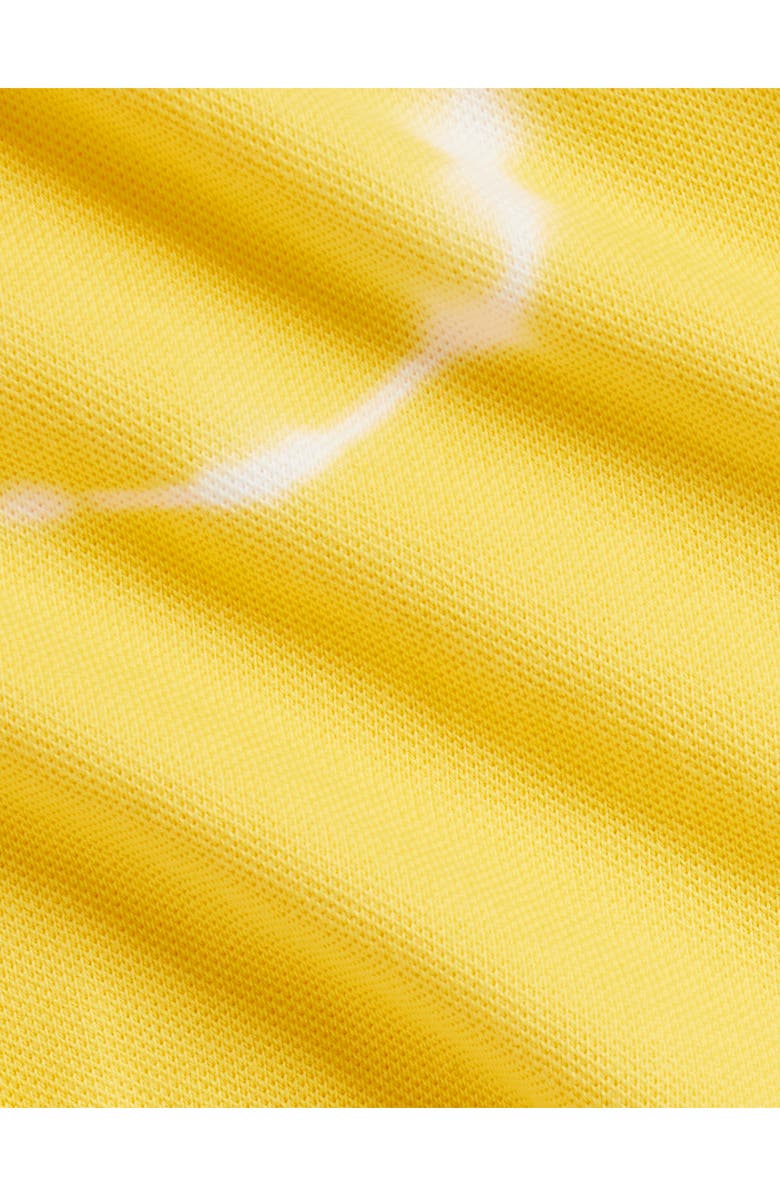 Ralph Lauren Stretch Mesh Polo Dress & Bloomers Set, Alternate, color, Signal Yellow Tie Dye