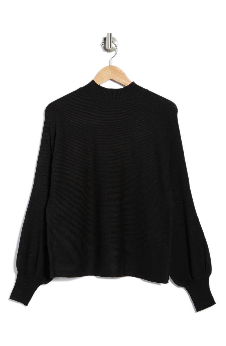T Tahari Mock Neck Dolman Sleeve Sweater, Alternate, color, 