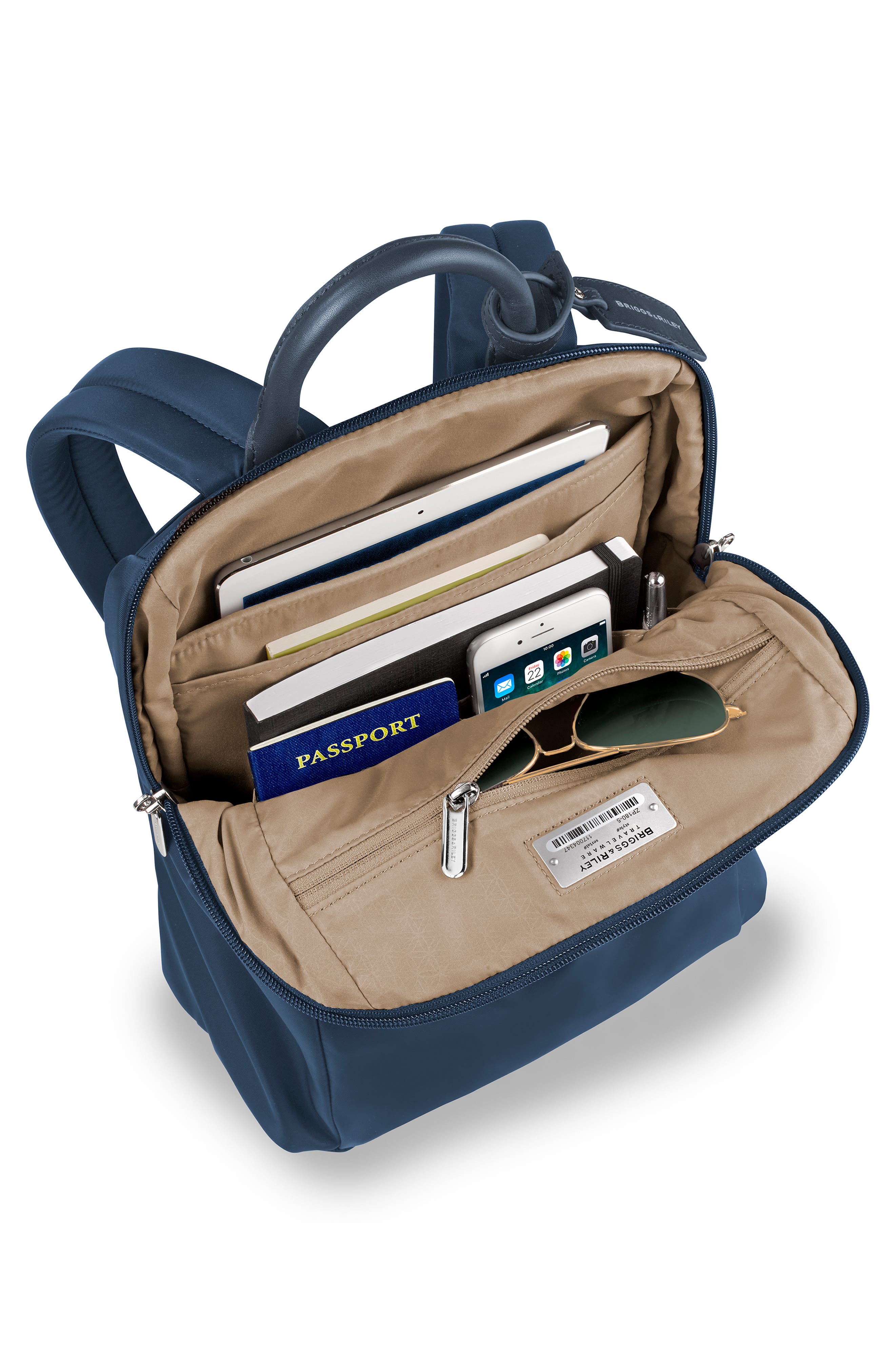 Slim Backpack, Alternate, color, BLUE