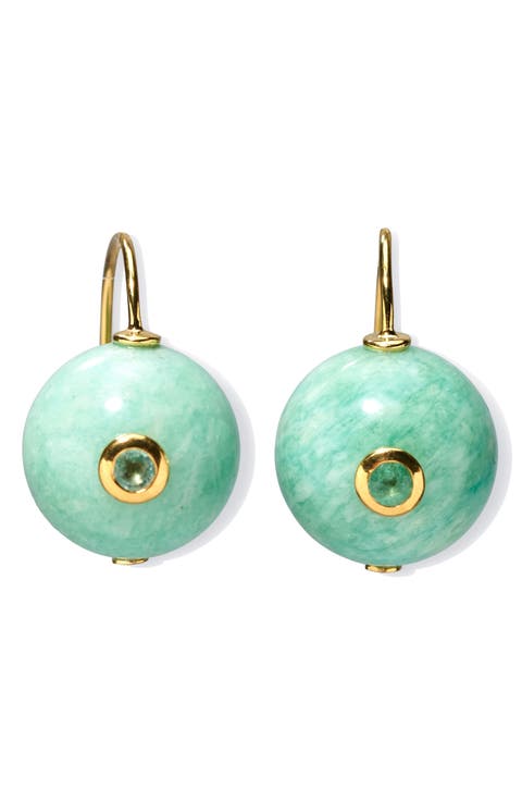 Comet Amazonite Drop Earrings