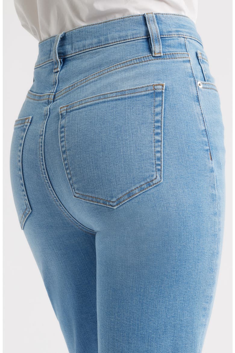 Le Sleek High Waist Ankle Straight Leg Jeans, Alternate, color, HONEYMOON