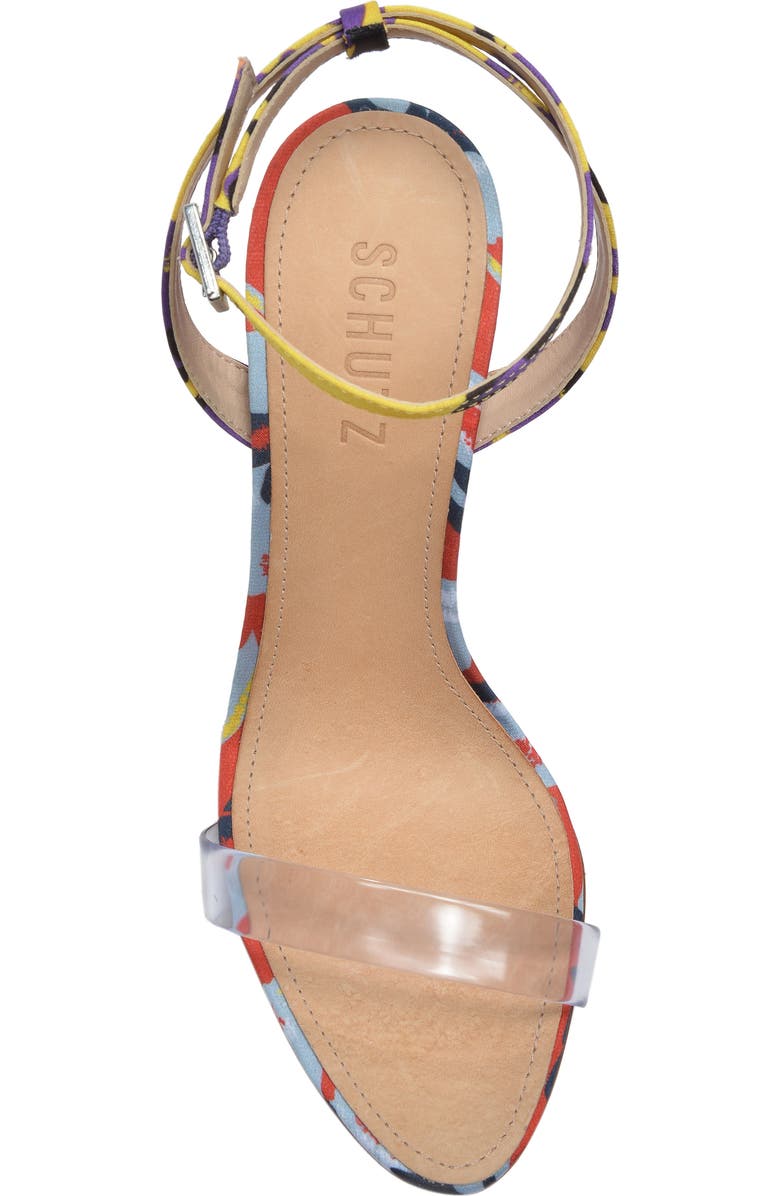 Schutz x Adriana Lima Vinyl Sandal, Alternate, color,