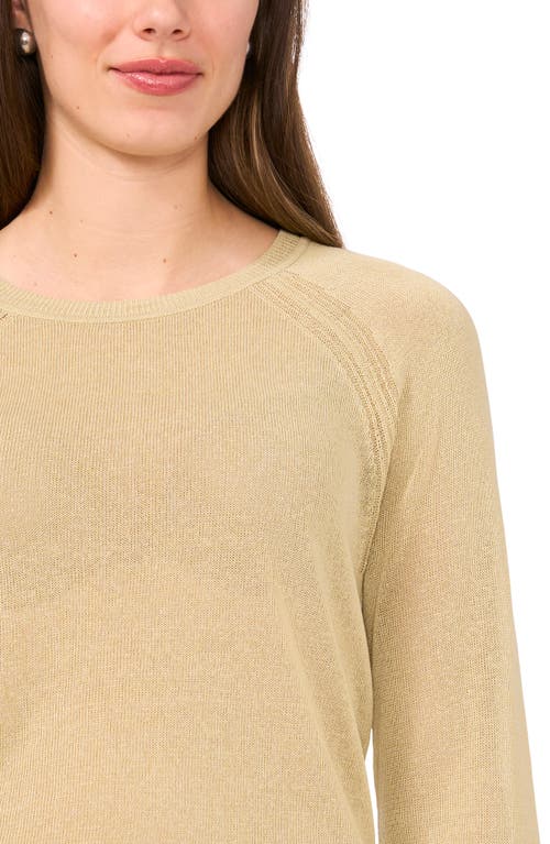 HALOGENR HALOGEN(R) CREWNECK RAGLAN SLEEVE SWEATER
