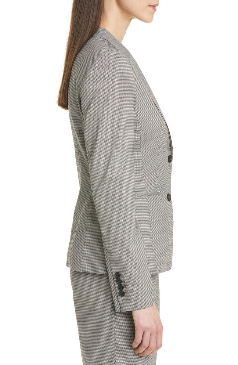 BOSS Julea 5 Mini Houndstooth Jacket, Alternate, color, 