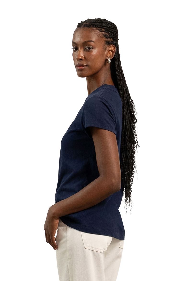 The Vintage Jersey Short Sleeve Tee, Alternate, color, Navy