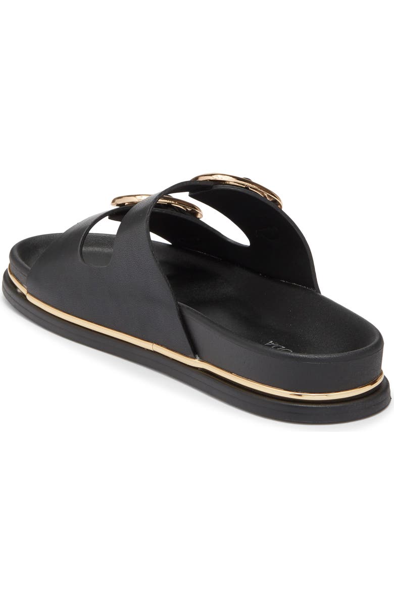TOP MODA Maven Slide Sandal, Alternate, color, Black Pu