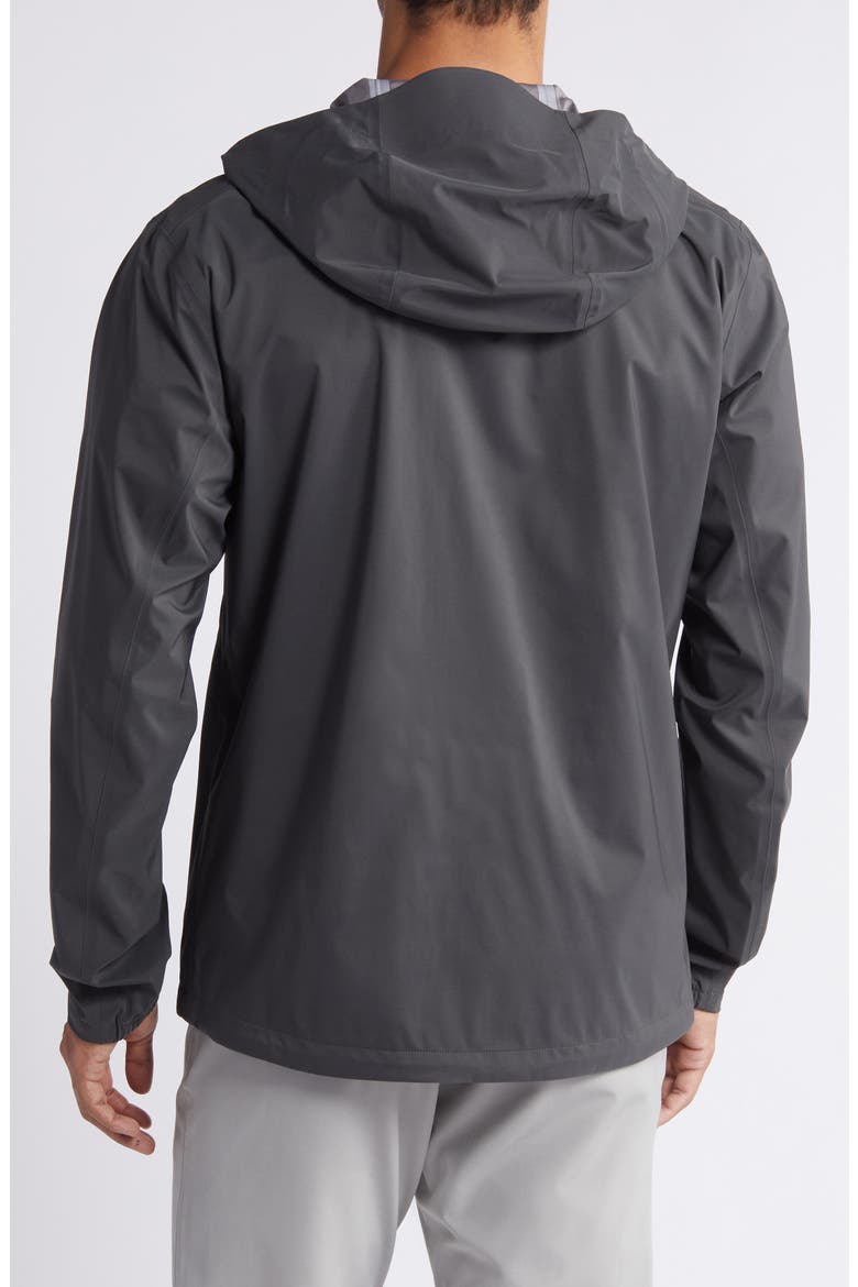 Cloudshield Waterproof Hooded Rain Jacket, Alternate, color, BLACK SAND