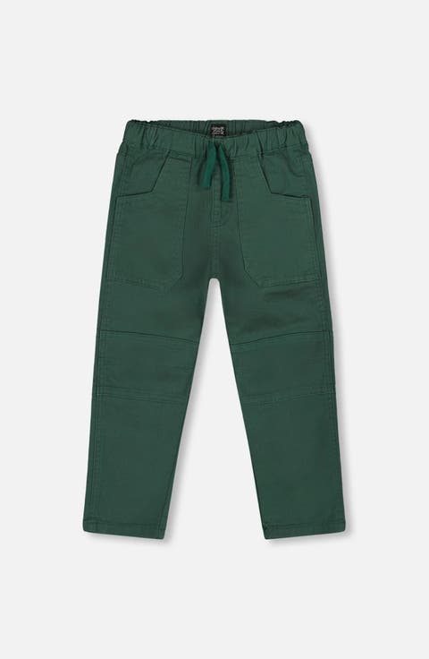 Twill Jogger Pants with Patch Pockets (Baby)