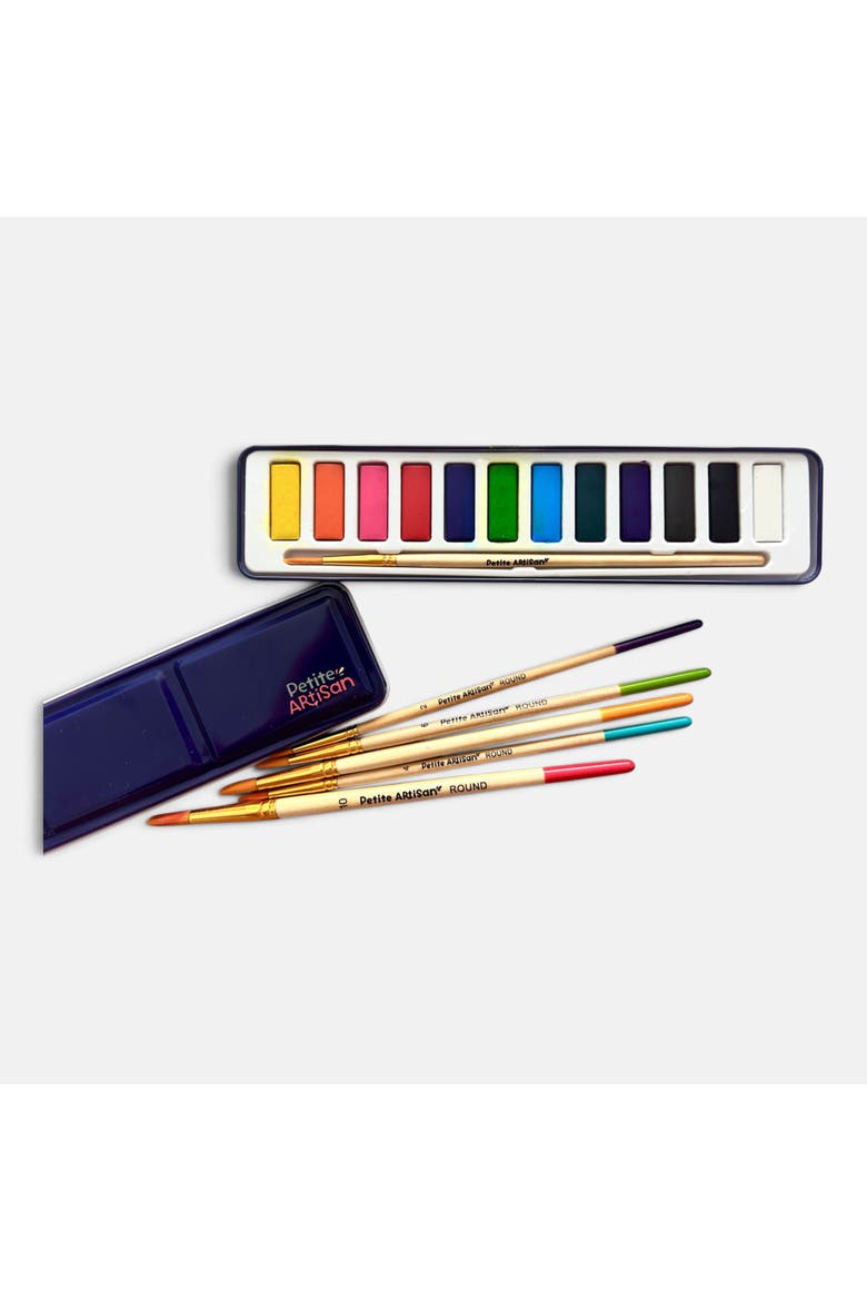 Petite Artisan Watercolor Tins, Main, color, Dark Blue